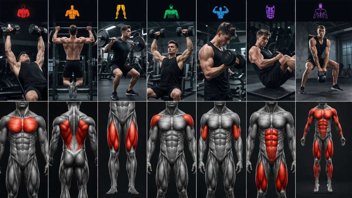 The 7 Day Gym Workout Plan for Dedicated Lifters