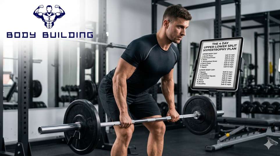 The 4 Day Upper Lower Split Hypertrophy Plan