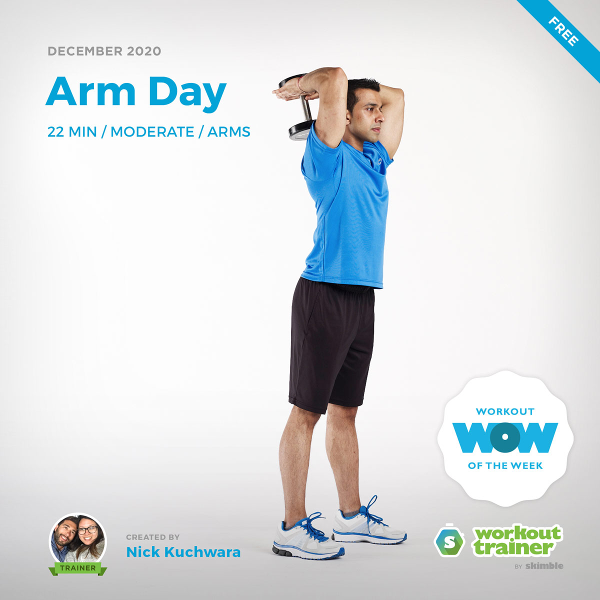 
                  Skimbles Free Workout of the Week: Arm Day (by Trainer Nick Kuchwara)