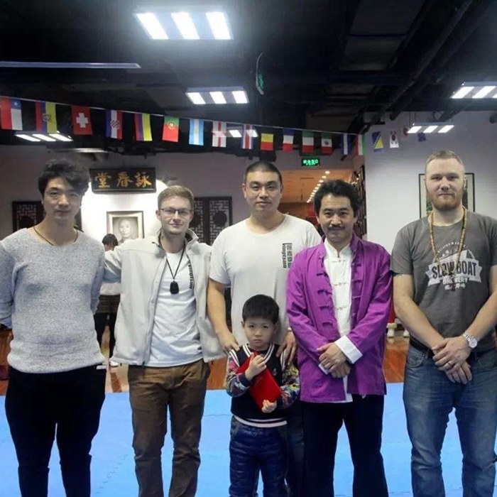 John Alsobrooks with his Martial Arts Master Wang Zhi Peng