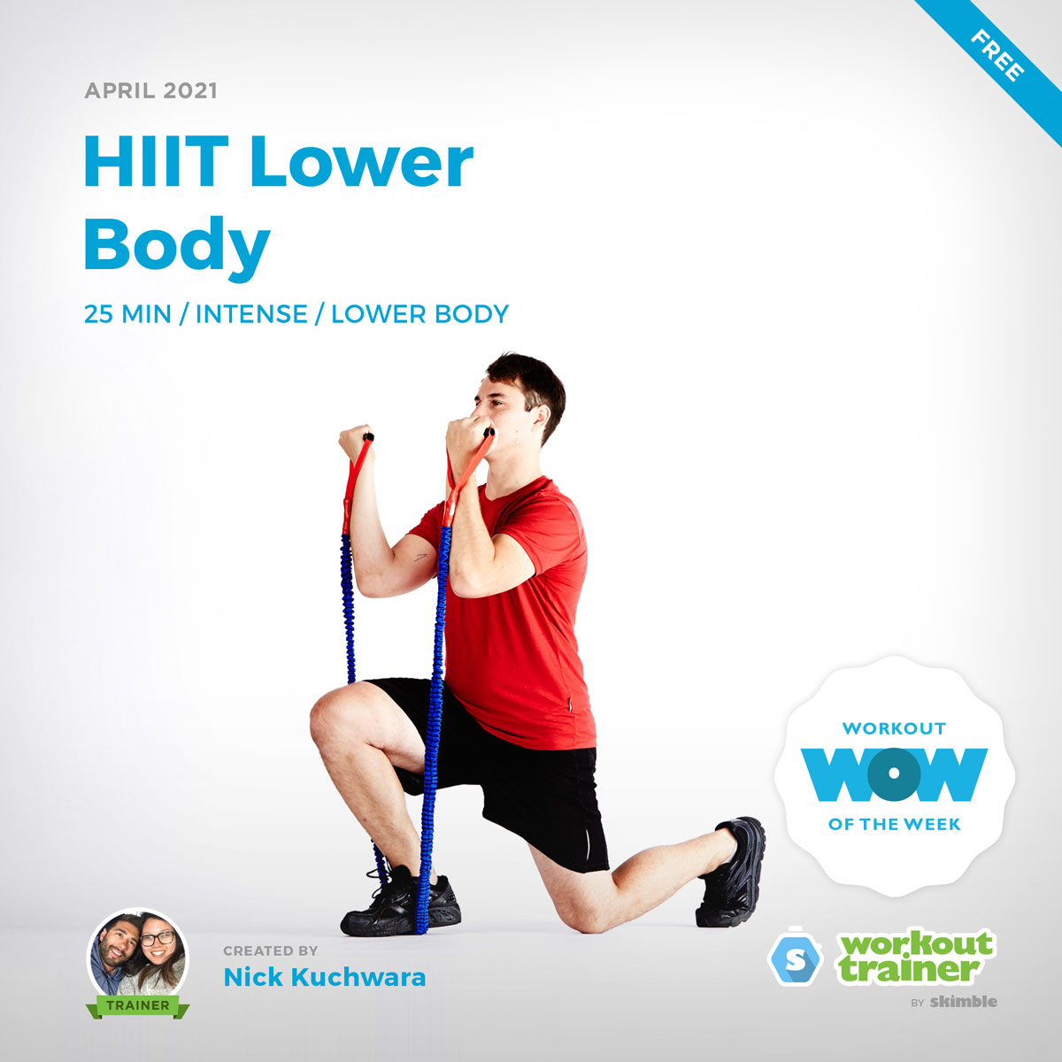 
                  Skimbles Free Workout of the Week: HIIT Lower Body (by Trainer Nick Kuchwara)