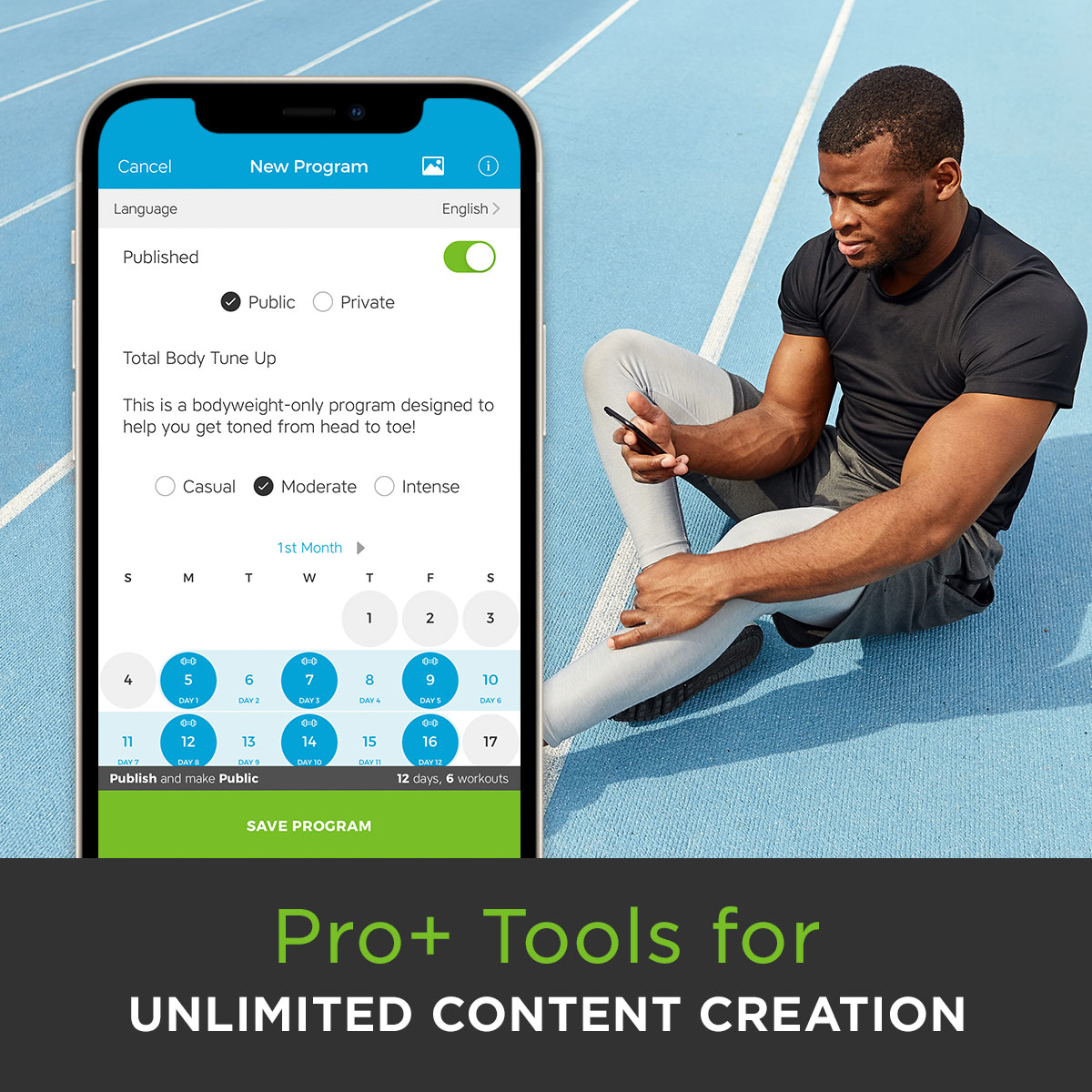 
                  Workout Trainer: Create Unlimited Exercises, Workouts, & Programs with a Pro+ Membership